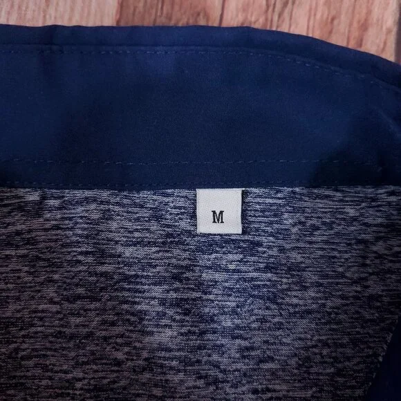 State Liberty Mens Medium Athletic Fit Performance Tech 4 Way Stretch Polo Shirt - Picture 9 of 14